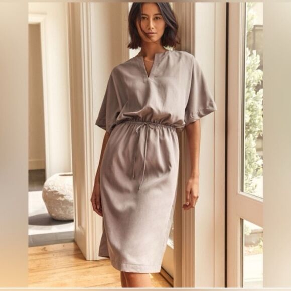 HAVEN WELL WITHIN Modal Dolman Sleeve Dress - Size Large - Picture 1 of 10